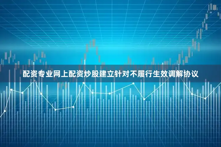 配资专业网上配资炒股建立针对不履行生效调解协议